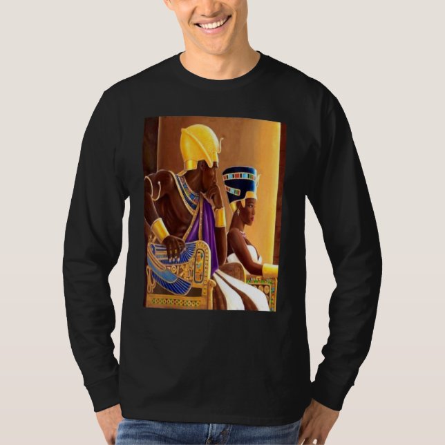 Camiseta El Antiguo Kemet 2 Pharaoh Egipcio De La Realeza Y (Anverso)