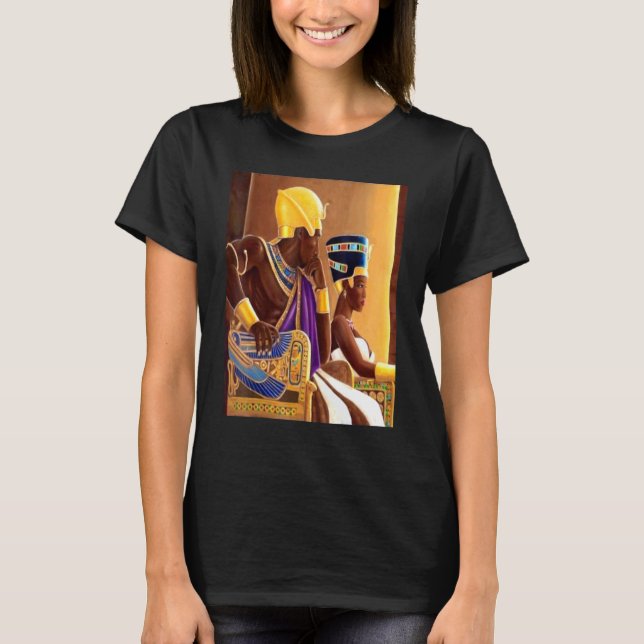 Camiseta El Antiguo Kemet 2 Pharaoh Egipcio De La Realeza Y (Anverso)