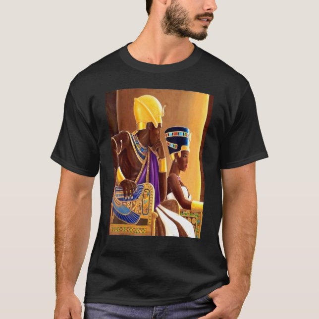 Camiseta El Antiguo Kemet 2 Pharaoh Egipcio De La Realeza Y (Anverso)