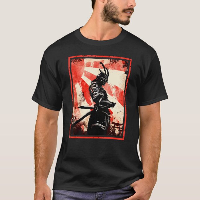 Camiseta El antiguo Samurai japonés Bushido Katana Ronin As (Anverso)