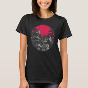 Camiseta El antiguo Samurai japonés Bushido Katana Ronin As