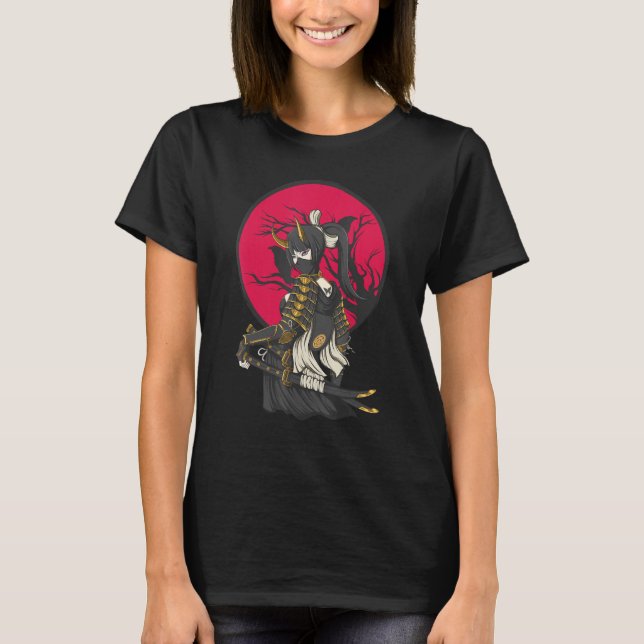 Camiseta El antiguo Samurai japonés Bushido Katana Ronin As (Anverso)