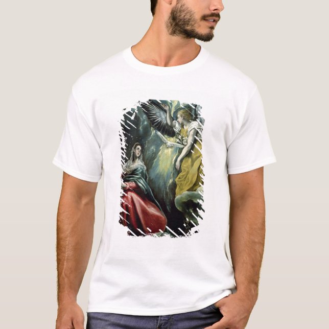 Camiseta El anuncio, c.1575 (aceite en lona) (Anverso)