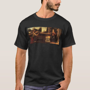 Camiseta El anuncio de Leonardo da Vinci C. 1472-1475