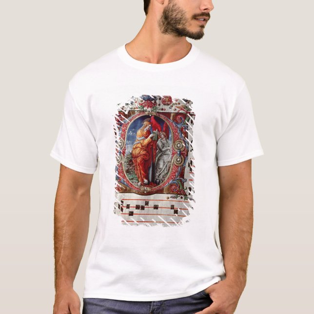 Camiseta El anuncio, 'O inicial historiated (Anverso)