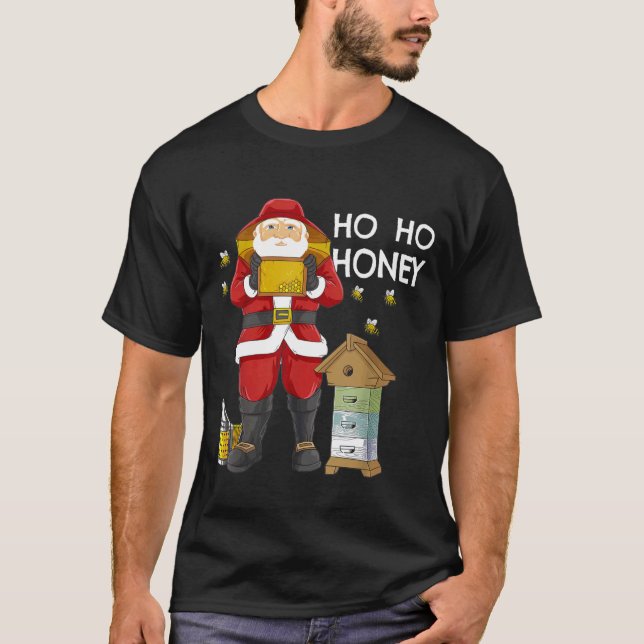 Camiseta El apicultor Santa Claus Navidades de la apicultur (Anverso)