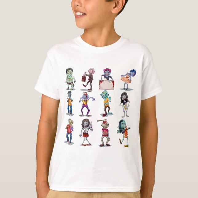 Camiseta El apocalipsis zombi (Anverso)