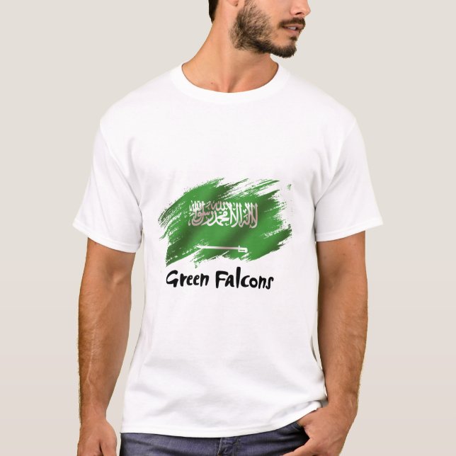 Camiseta el apodo de la selección de Arabia Saudita (Anverso)