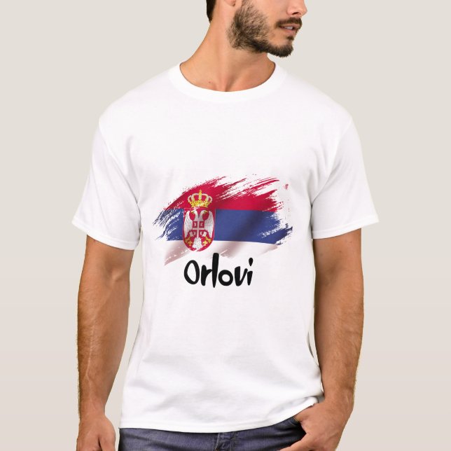 Camiseta el apodo de la selección serbia (Anverso)