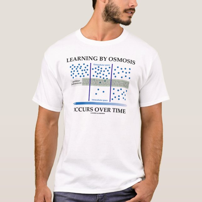 Camiseta El aprendizaje por ósmosis ocurre en un cierto (Anverso)
