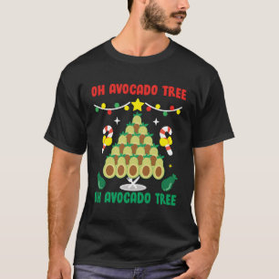 Camiseta El Árbol De Aguacate Divertido Alimentos Vegan Reg