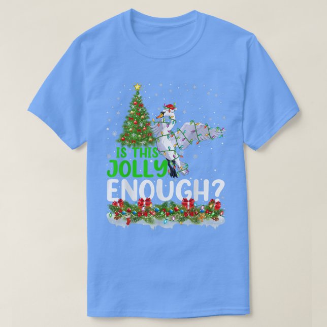 Camiseta El árbol de alumbrado de Navidad es esta joya de n (Diseño del anverso)