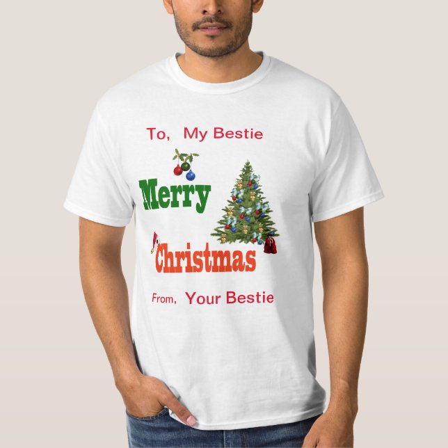 Camiseta El Árbol De Césped Y El Árbol De Navidad, (Anverso)