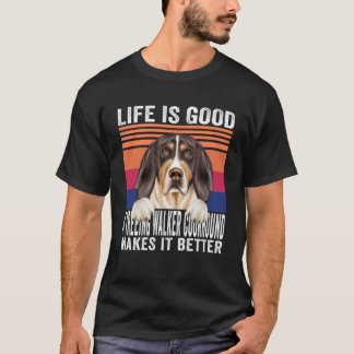 Camiseta El Árbol de Coonhounds Hace que tu vida sea buena