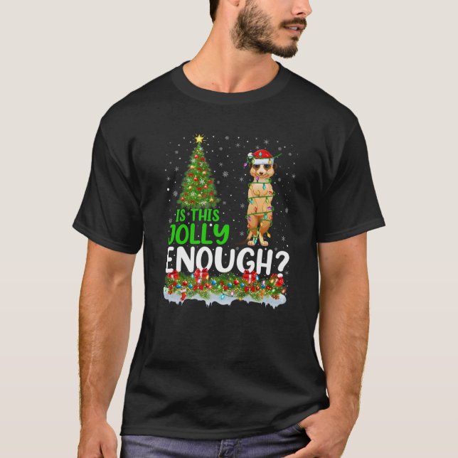 Camiseta El Árbol De Iluminación De Navidad Es Este Alegre  (Anverso)