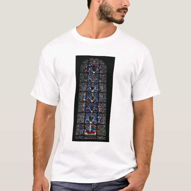 Camiseta El árbol de Jesse, ventana de lanceta en el facad (Anverso)