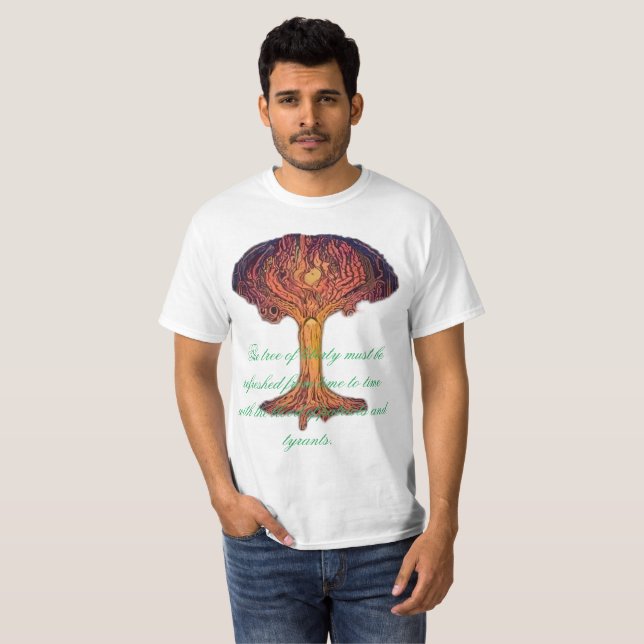 Camiseta El árbol de la libertad (Anverso completo)