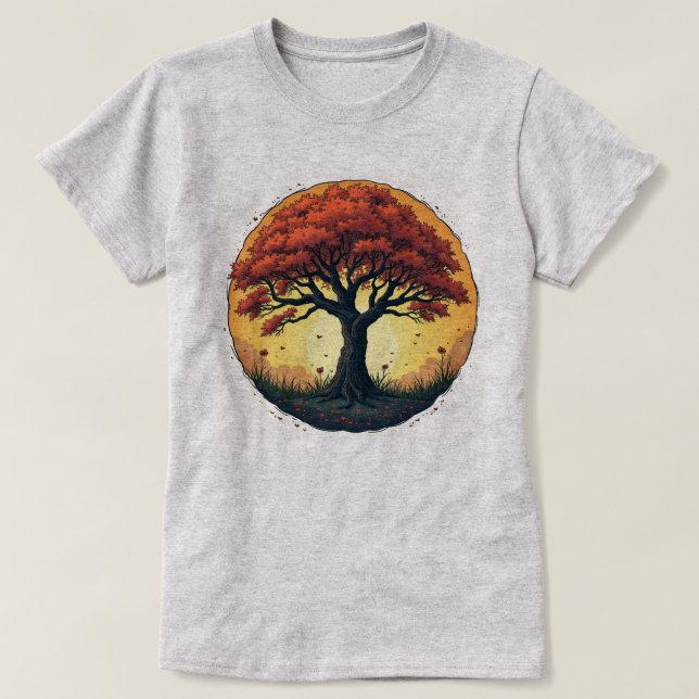 Camiseta El árbol de la vida (Diseño del anverso)