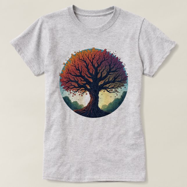Camiseta El árbol de la vida (Diseño del anverso)