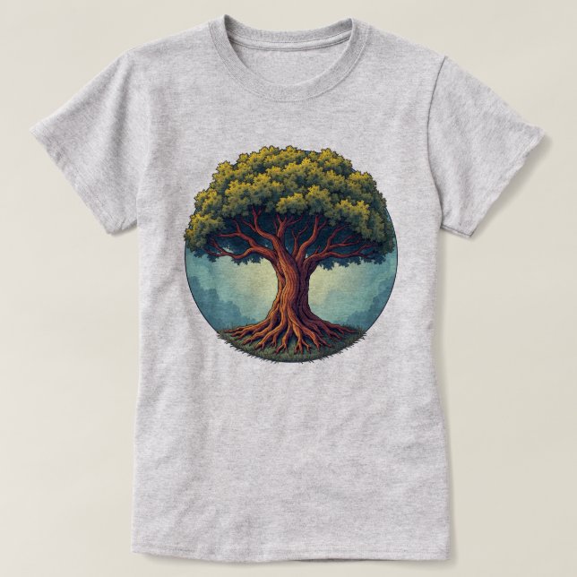 Camiseta El árbol de la vida (Diseño del anverso)