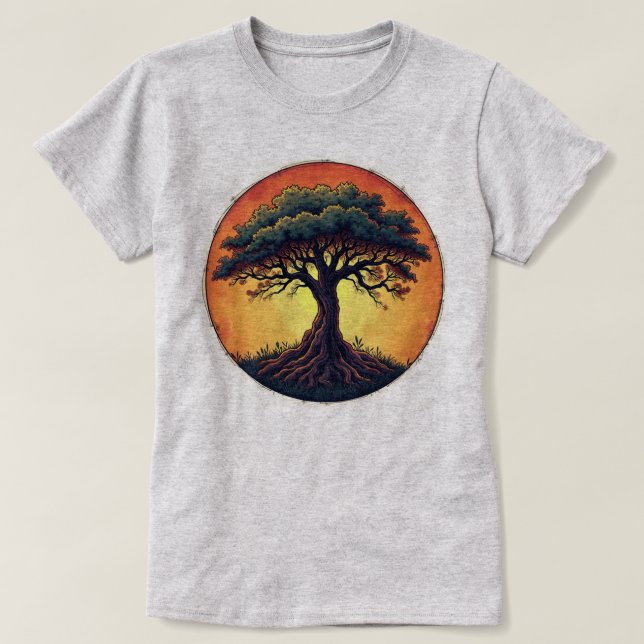 Camiseta El árbol de la vida (Diseño del anverso)