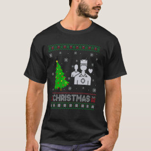 Camiseta El árbol de navidad de los trabajadores sanitarios