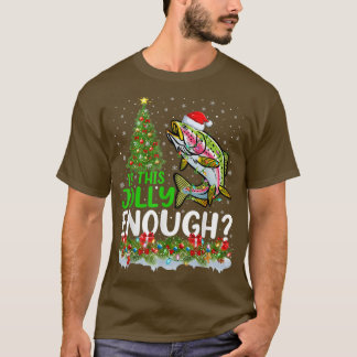 Camiseta El Árbol De Navidad Es El Pescado De Trucha Arcoir