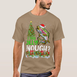 Camiseta El Árbol De Navidad Es El Pescado De Trucha Arcoir