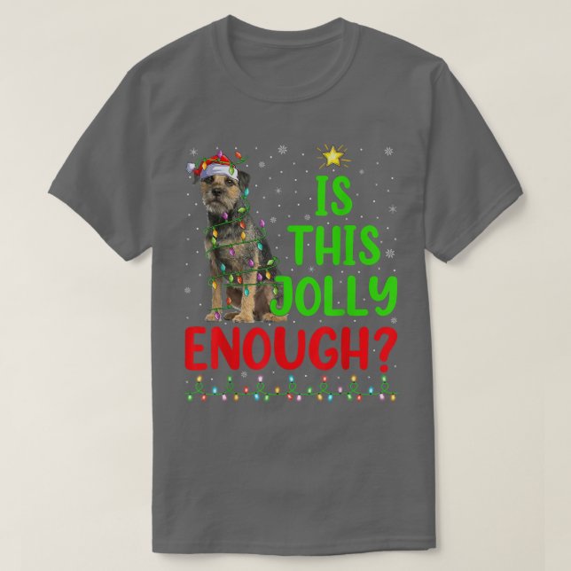 Camiseta El Árbol De Navidad Es Este Jolly Suficiente Front (Diseño del anverso)