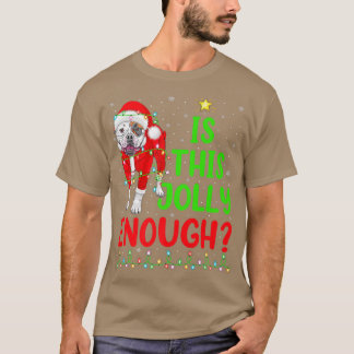 Camiseta El Árbol De Navidad Es Un Bulldog Americano Sufici
