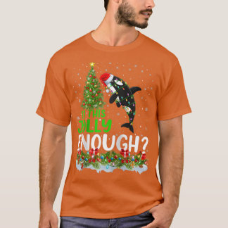 Camiseta El Árbol De Navidad Es Un Navidad De Pescado Orca 