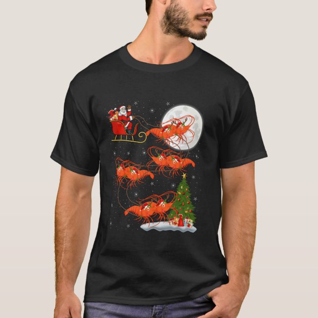 Camiseta El árbol de navidad ilumina la divertida Navidad d (Anverso)