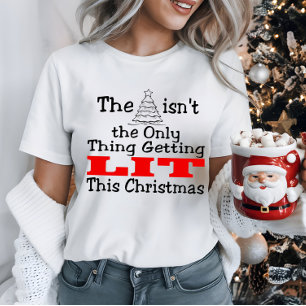 Camiseta El árbol de Navidad no es lo único iluminado