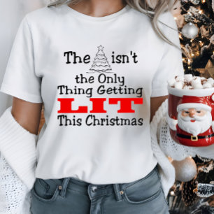 Camiseta El árbol de Navidad no es lo único iluminado
