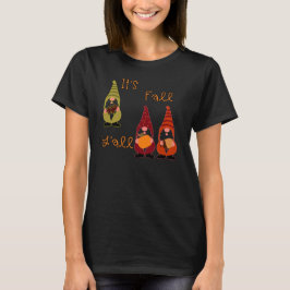 Camiseta El árbol de otoño de la calabaza de la calabaza