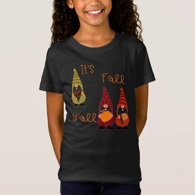Camiseta El árbol de otoño de la calabaza de la calabaza (Anverso)