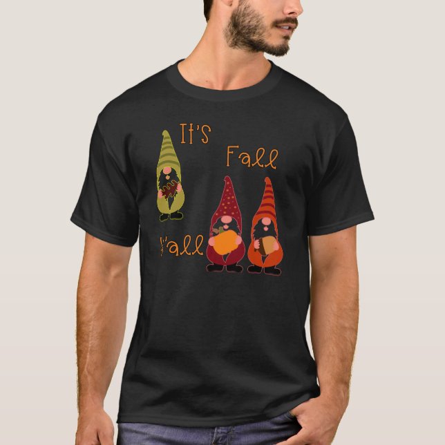 Camiseta El árbol de otoño de la calabaza de la calabaza (Anverso)