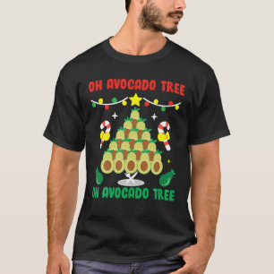 Camiseta El árbol del aguacate Funny Food Vegan Navidades R