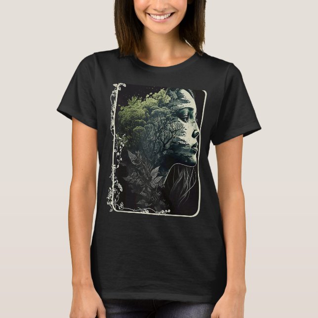 Camiseta El árbol del Día de la Madre Tierra Ama El Medio A (Anverso)