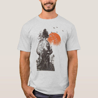 Camiseta El árbol del ser humano de Alan de la resaca