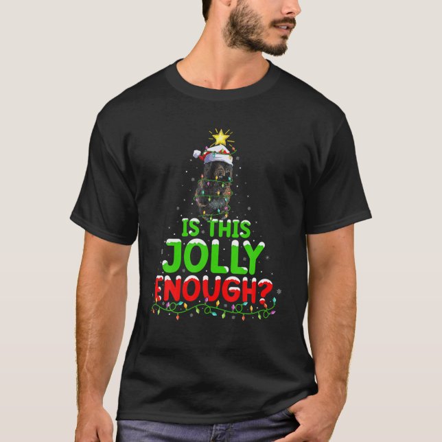 Camiseta El Árbol Es Suficientemente Alegre Para El Perro D (Anverso)