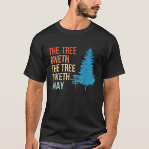 Camiseta El Árbol Gira El Árbol Que Se Quita La Gol Del Dis