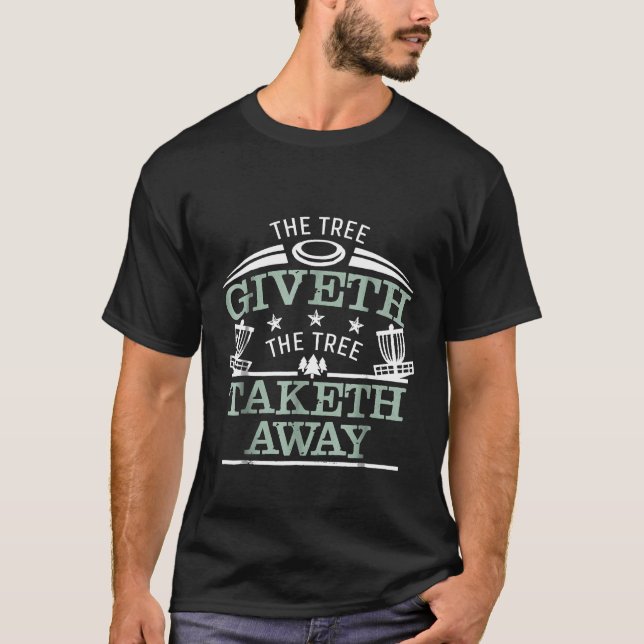 Camiseta El árbol le da al árbol que se quita el disco dive (Anverso)