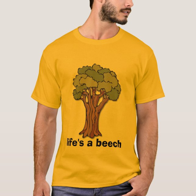 Camiseta El árbol, vida es una haya (Anverso)