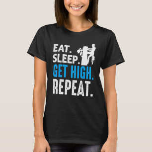 Camiseta El Arborismo Que Duerme Se Alza A Repetir Lumberja