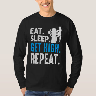 Camiseta El Arborismo Que Duerme Se Alza A Repetir Lumberja