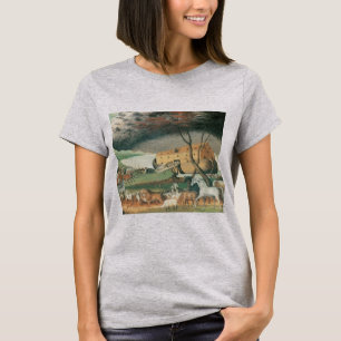 Camiseta El Arca de Noé por Edward Hicks, Arte Popular Anti