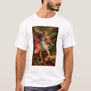 Camiseta El arcángel Michael que derrota Satan
