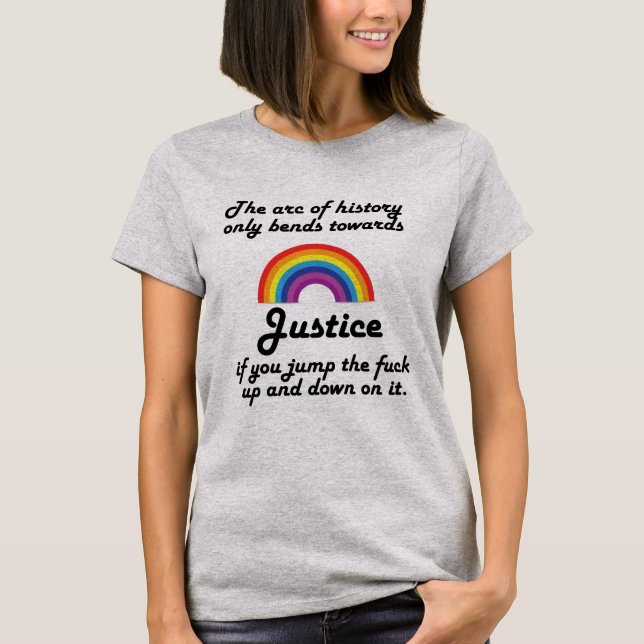 Camiseta El arco de la justicia (Anverso)