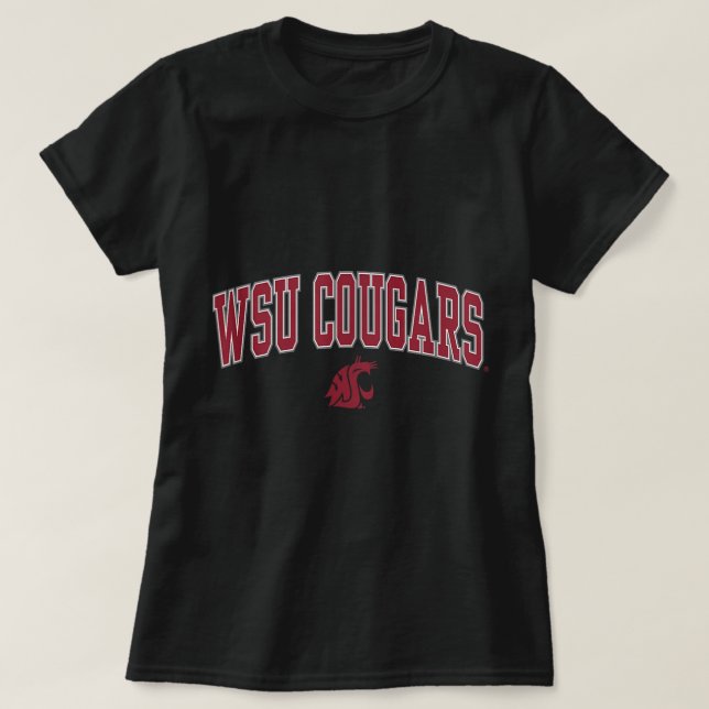 Camiseta El Arco de los Cougars del Estado de Washington so (Diseño del anverso)
